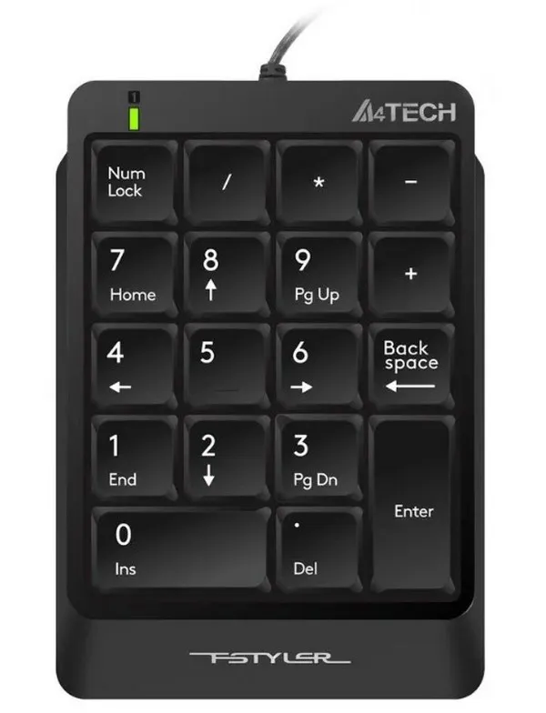 Клавиатура с цифровым блоком A4tech Fstyler FK-13P BLACK