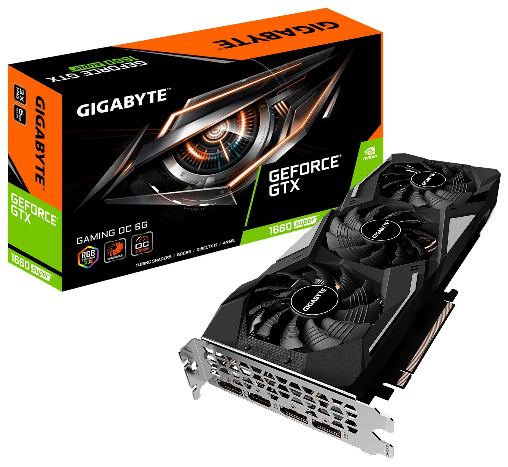 Видеокарта 6 GB Gigabyte GTX 1660 SUPER GV-N166SGAMING OC-6GD