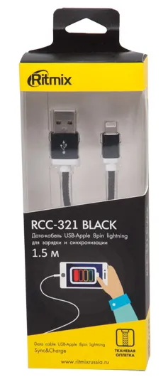Кабель Apple Ritmix RCC-321 lightning