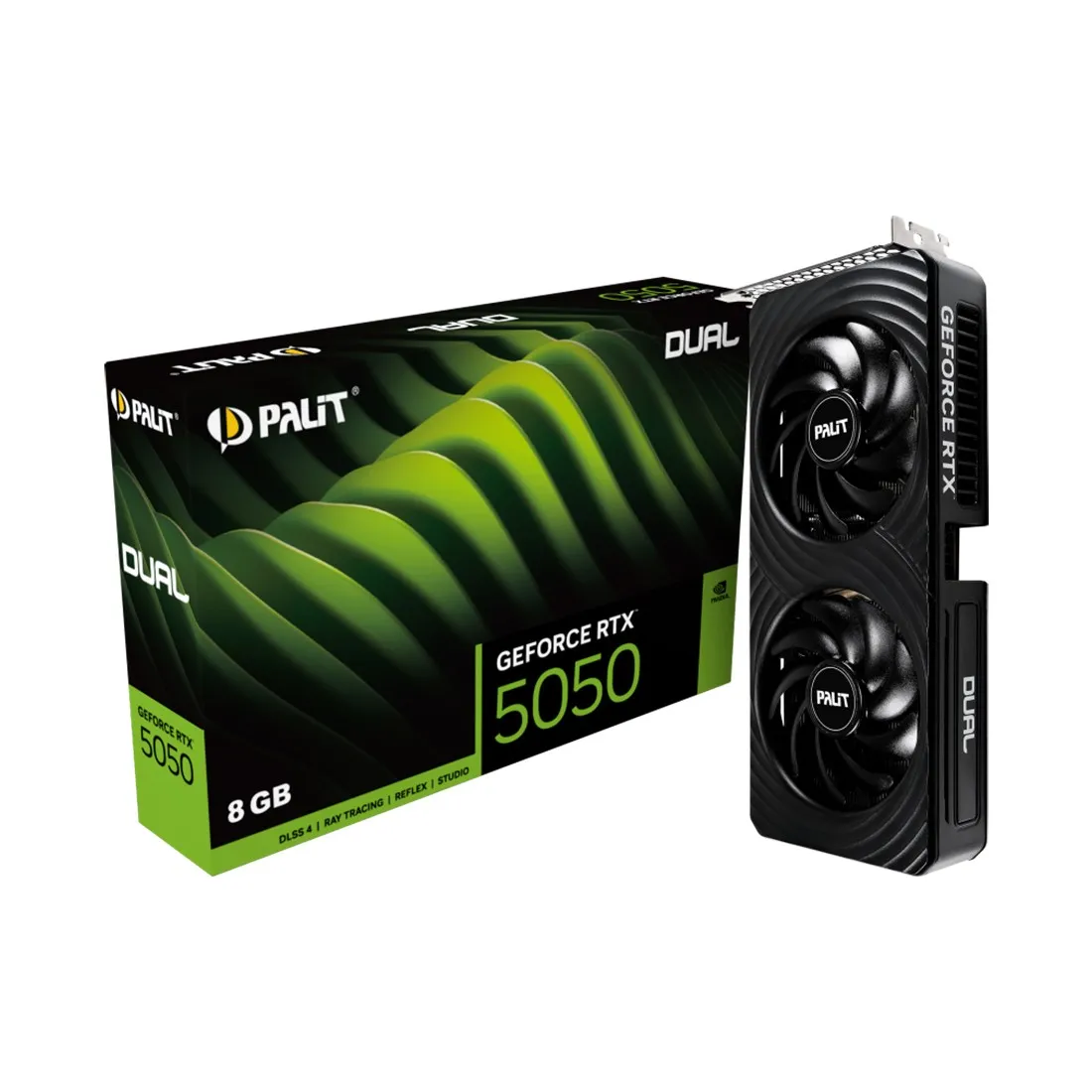 Видеокарта 8Gb PALIT RTX5050 DUAL 8G NE65050019P1-GB2070D