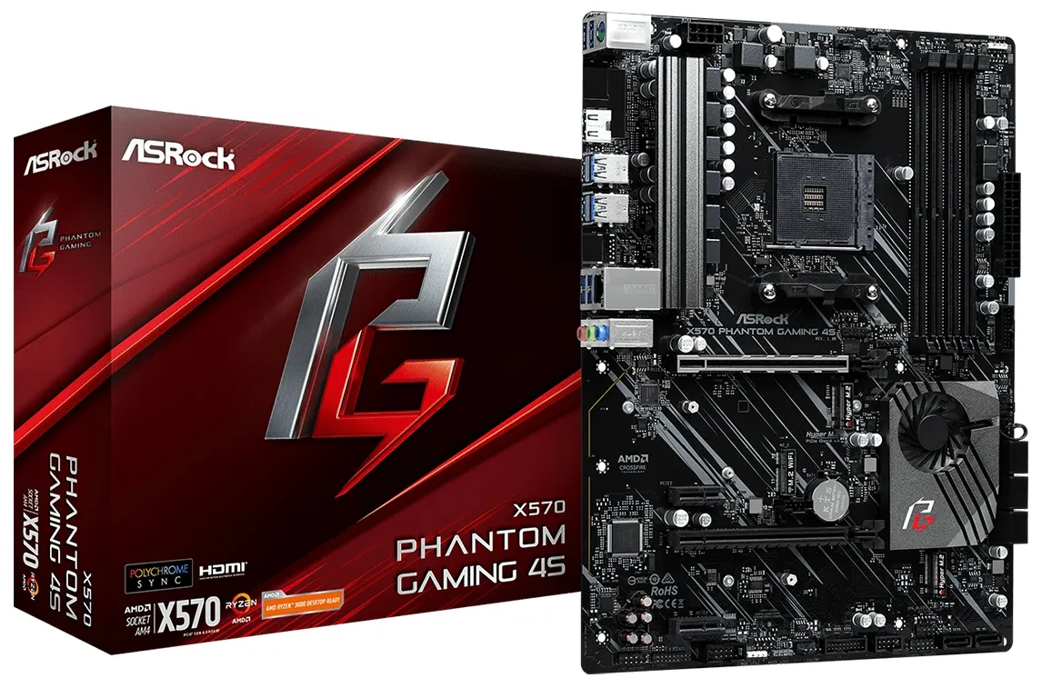 Материнская плата ASRock X570 PHANTOM GAMING 4S