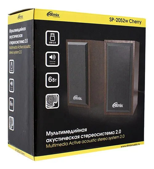 Акустическая система Ritmix SP-2052W Cherry