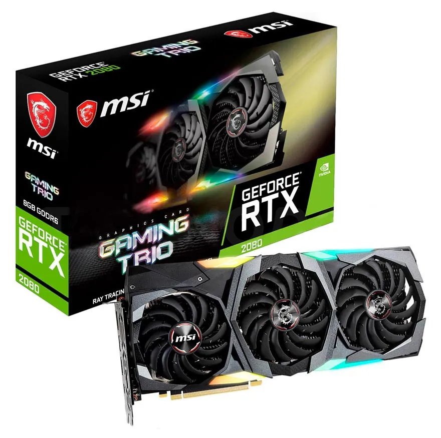 Видеокарта 8Gb MSI RTX 2080 GAMING X TRIO