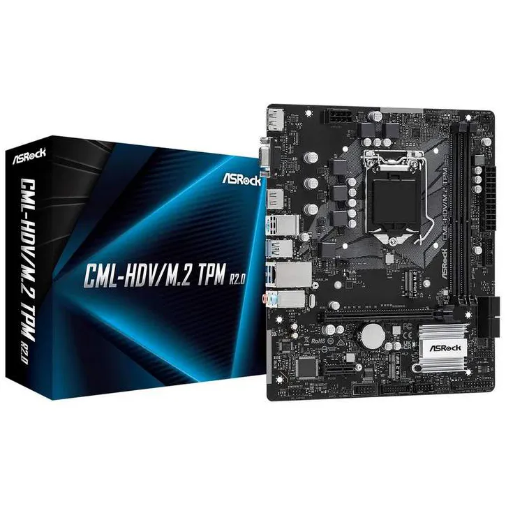 Материнская плата ASRock CML-HDV/M.2 TPM R2.0 D4