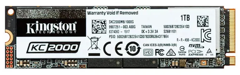 SSD накопитель 1000GB Kingston SKC2000M8/1000G
