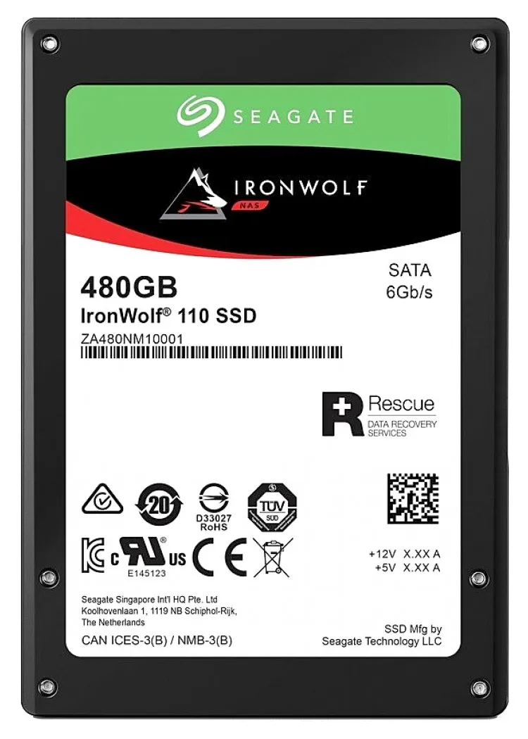 SSD накопитель 480 GB Seagate IronWolf 110 ZA480NM10011