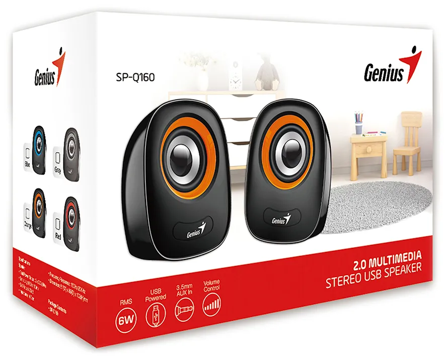 Колонки Genius SP-Q160 Голубые
