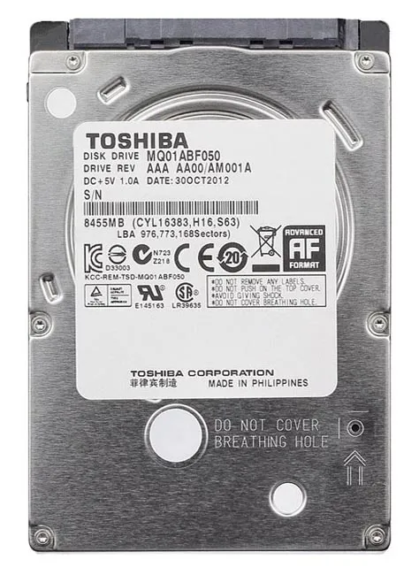Жесткий диск 500GB Toshiba MQ01ACF050