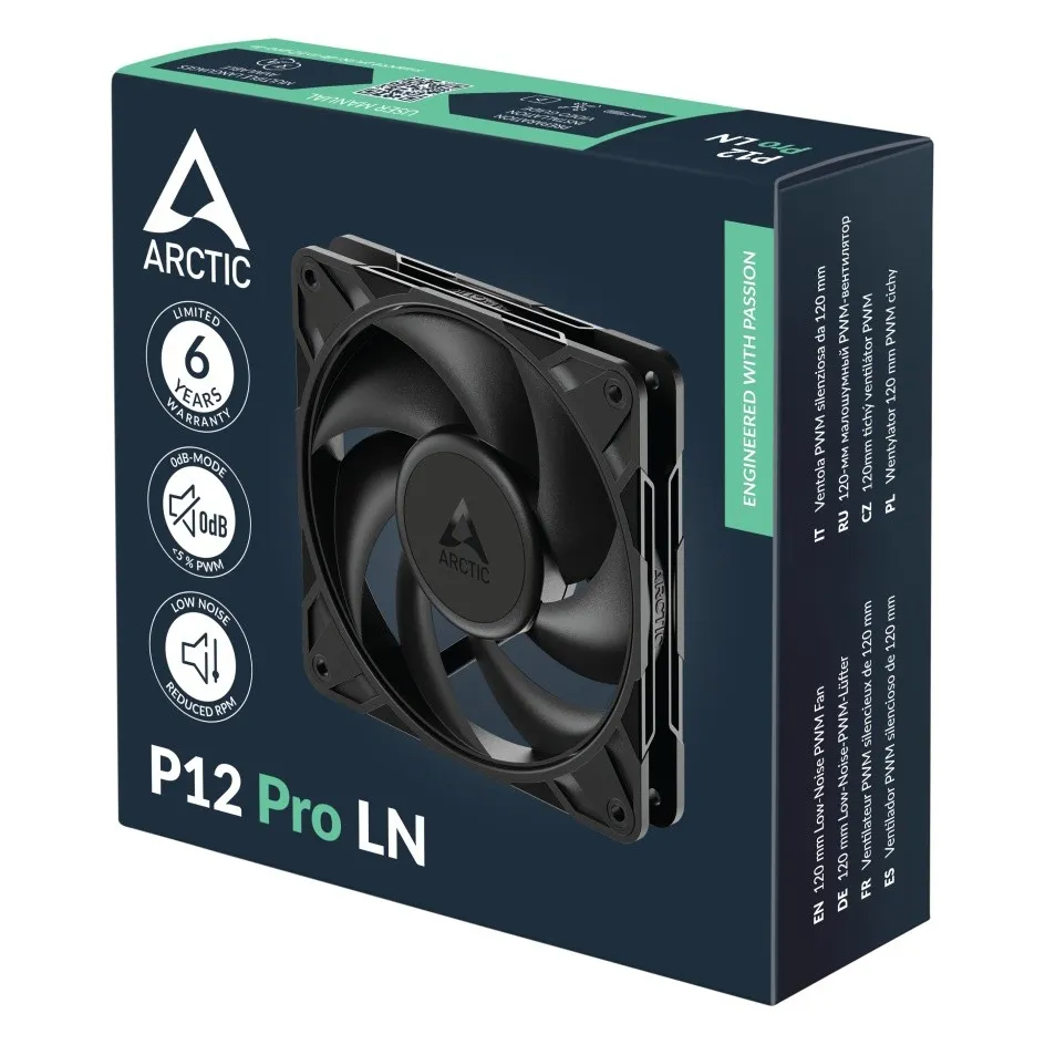 Вентилятор для корпуса ARCTIC P12 Pro LN Black ACFAN00348A