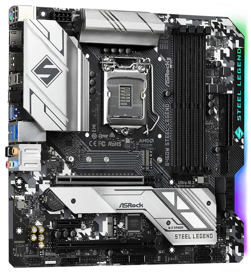Материнская плата ASRock B460M STEEL LEGEND