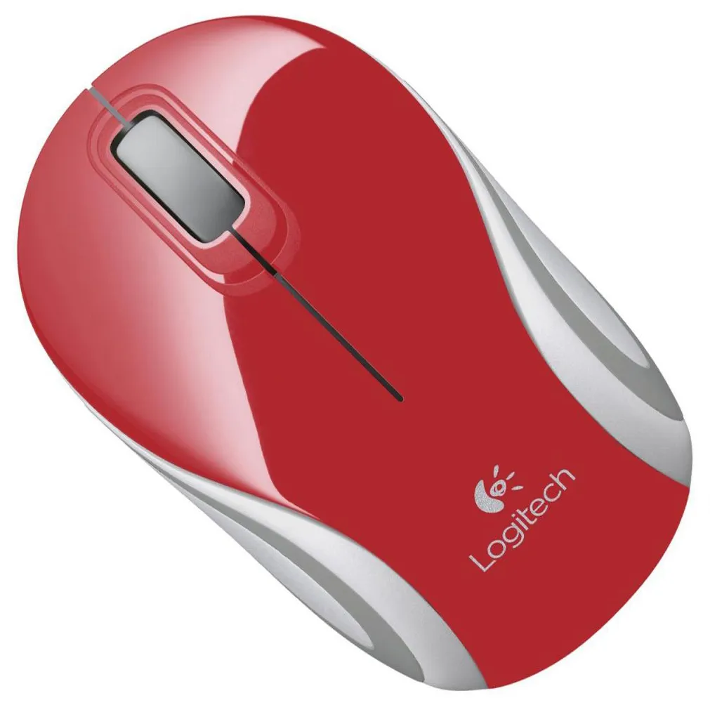 Мышь беспроводная Logitech M187 Mini Mouse Red