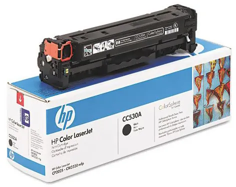Картридж HP CC530A Black