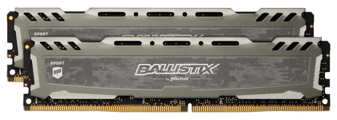Оперативная память 16GB KIT Crucial Ballistix Sport LT Gray BLS2K8G4D30BESBK