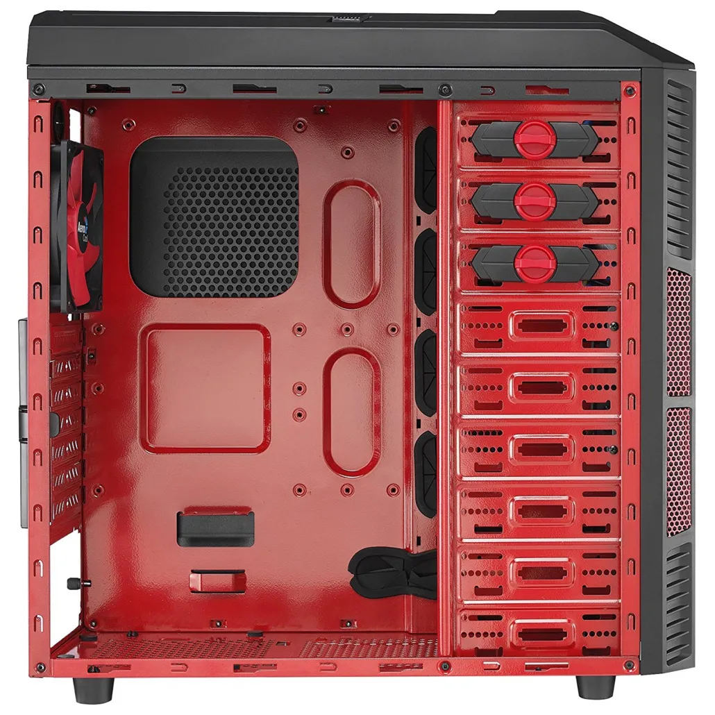 Корпус для ПК Aerocool Xpredator X1 Devil Red Edition