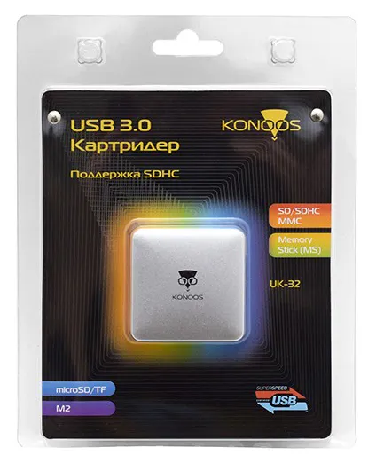 Картридер Konoos UK-32 Silver