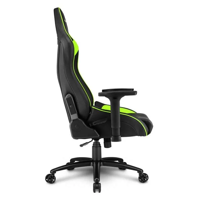 Игровое компьютерное кресло Sharkoon Elbrus 3 Black/Green