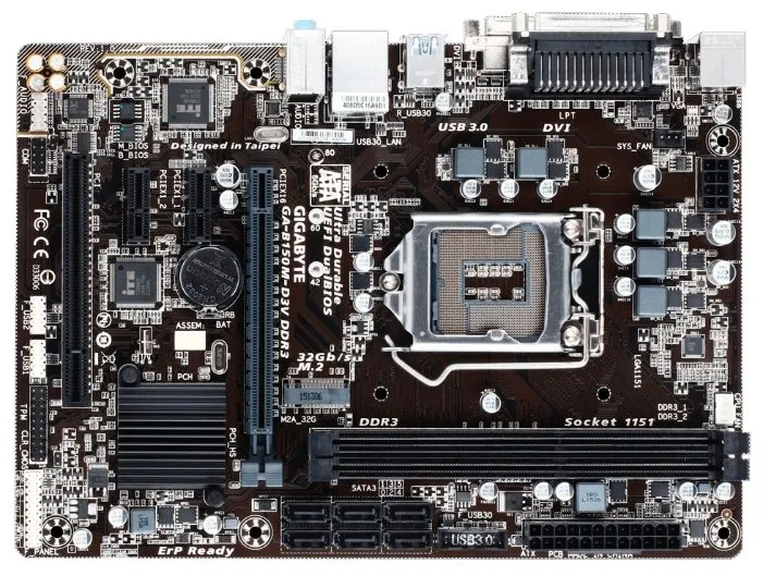 Материнская плата Gigabyte GA-B150M-D3V