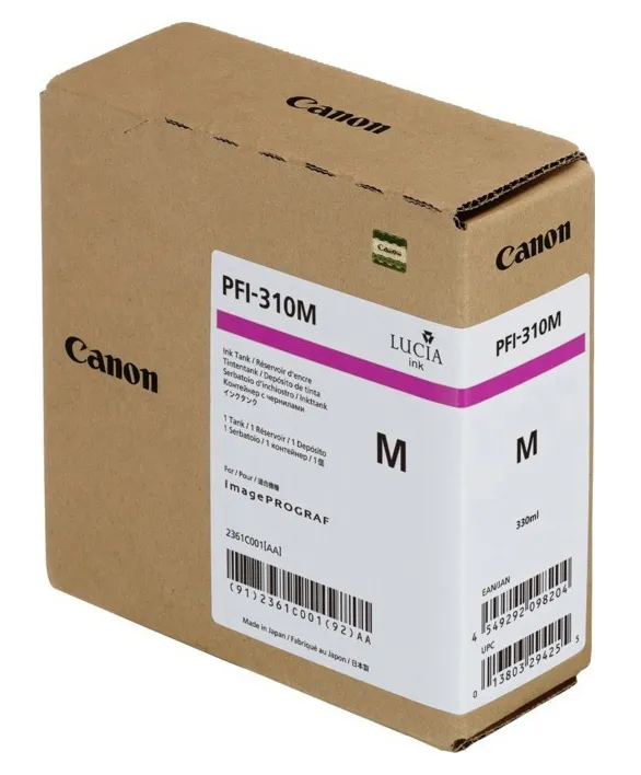 Картридж Canon PFI-310M Струйный пурпурный №310 330 мл