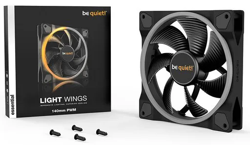 Кулер для корпуса Bequiet! Light Wings 140mm PWM ARGB BL074