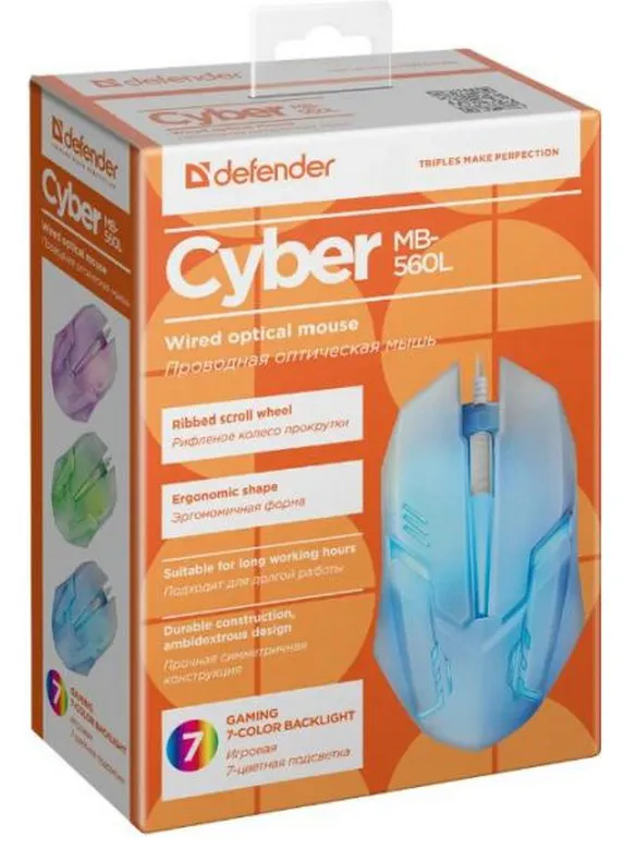 Компьютерная мышь Defender Сyber MB-560L Белый