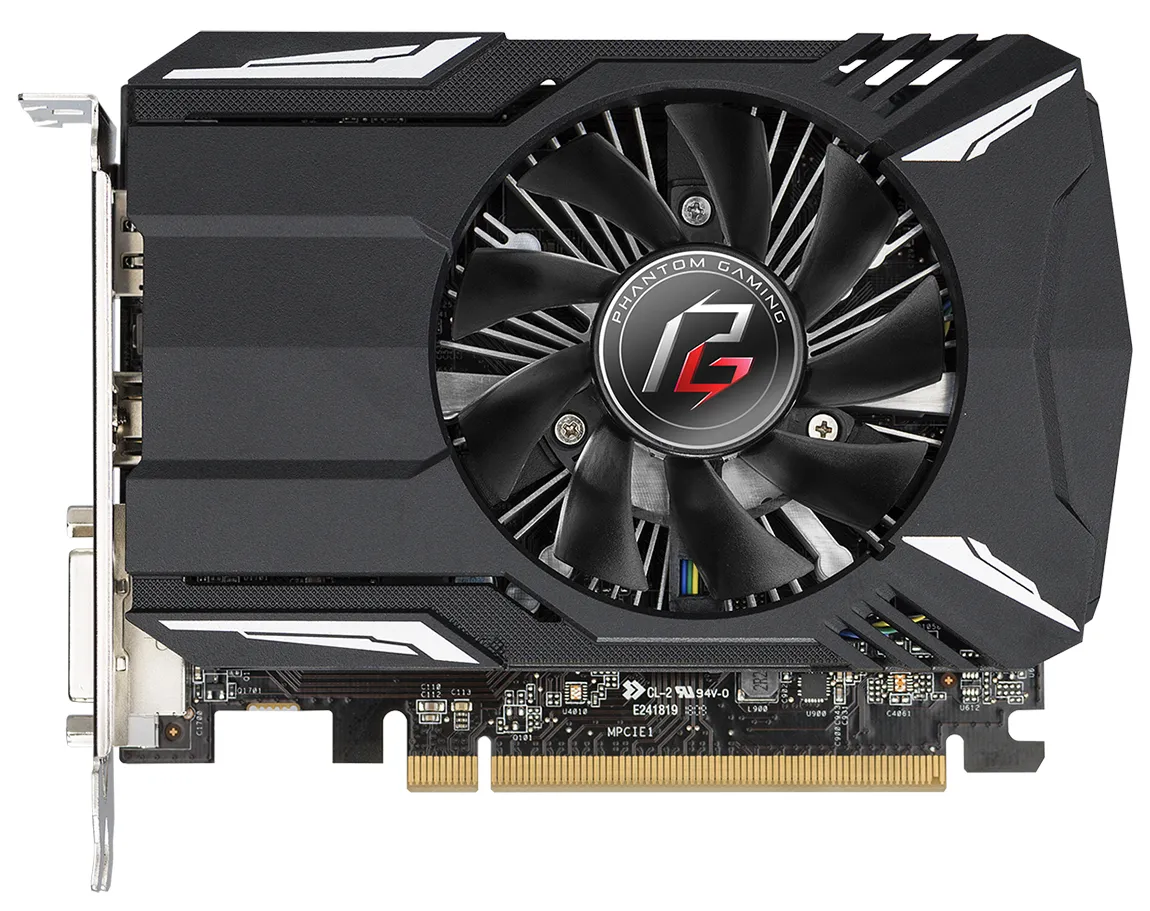 Видеокарта 2 Gb ASRock RX550 PHANTOM GAMING