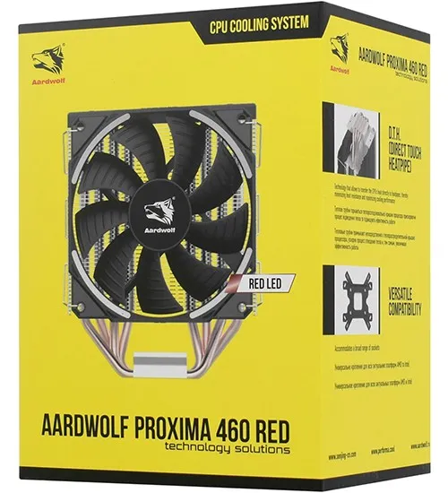 Кулер для процессора Aardwolf PROXIMA 460 RED
