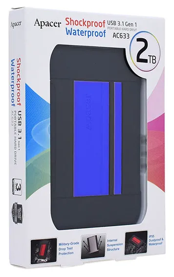 Внешний жесткий диск 2 TB Apacer AC633 AP2TBAC633U-1