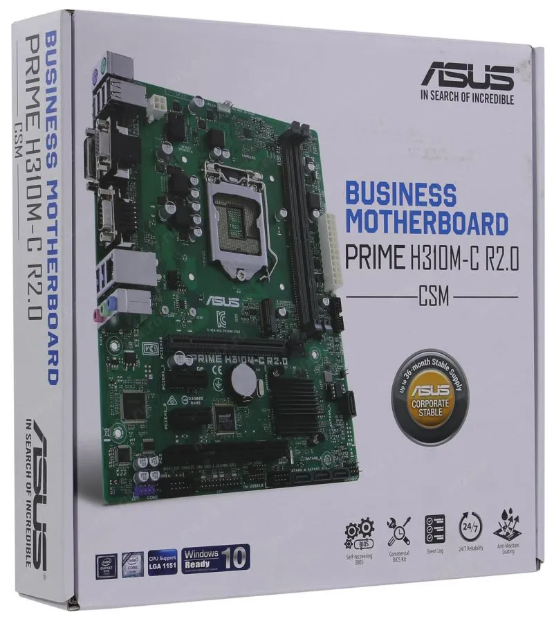 Материнская плата ASUS PRIME H310M-C R2.0/CSM