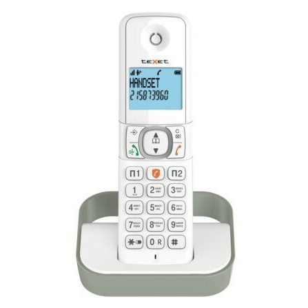 Телефон Texet TX-D5605A белый-серый