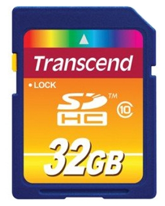 Карта памяти SD 32GB Transcend TS32GSDHC10