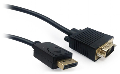 Кабель DisplayPort - VGA Cablexpert CCP-DPM-VGAM-6, 1.8м, OEM