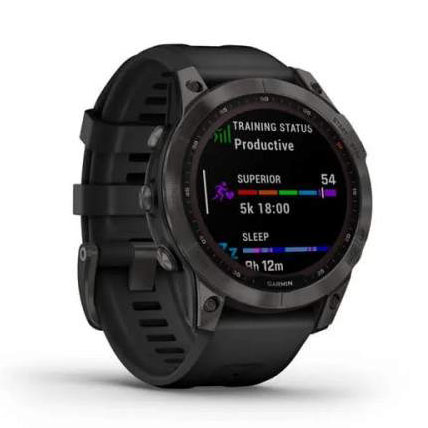 Часы Garmin Fenix 7 Sapphire Solar титан 010-02540-21
