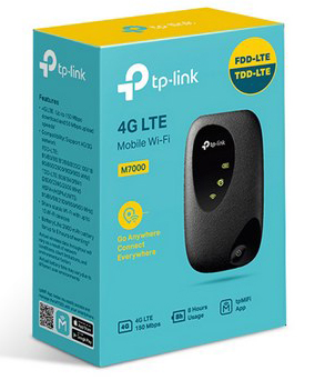 Wi-Fi точка доступа TP-Link 4G LTE Mobile M7000
