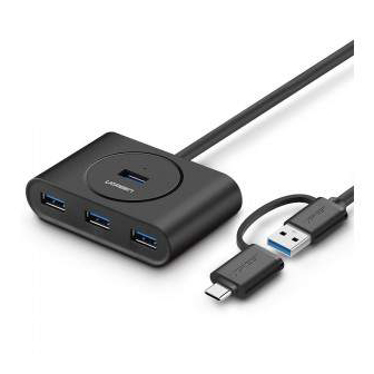 USB Hub  UGREEN CR113 4 Ports 40850