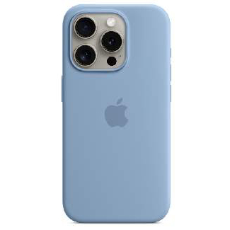 Чехол для iPhone 15 Pro Silicone Case with MagSafe - Winter Blue MT1L3ZM/A