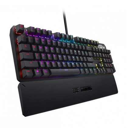 Клавиатура игровая ASUS TUF Gaming K3 Kailh Red USB RU RGB, Black