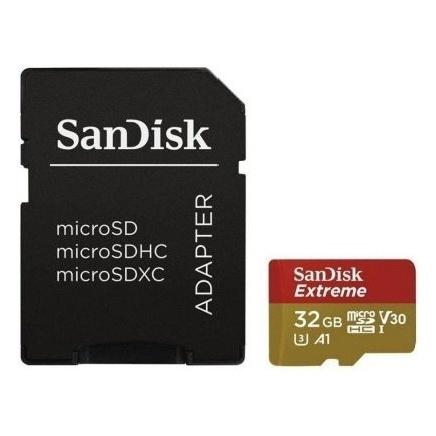 Карта памяти MicroSD 32GB SanDisk Extreme SDSQXAF-032G-GN6AA