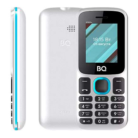 Мобильный телефон BQ-1848 Step+ white+blue