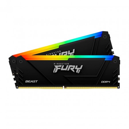 Оперативная память 32Gb kit Kingston Fury Beast RGB KF432C16BB12AK2/32WP