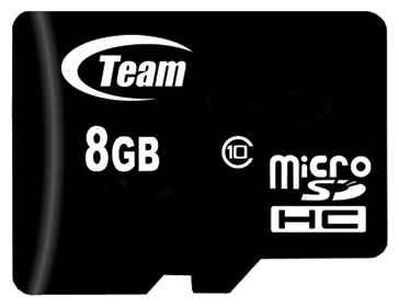 Карта памяти MicroSD Team Group 8Gb TUSDH8GCL1002
