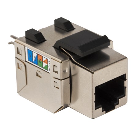Модуль Keystone RJ45 Cat.5E STP 90 градусов белый