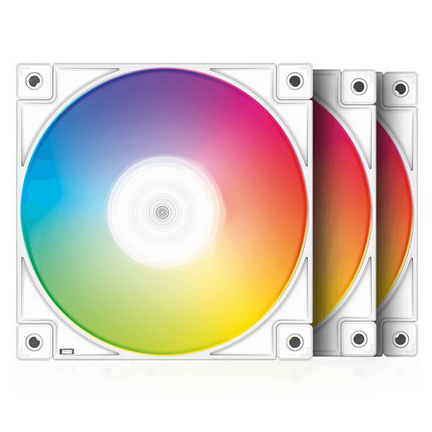 Комплект кулеров для корпуса Deepcool FC120 WHITE-3 в1