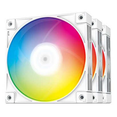 Комплект кулеров для корпуса Deepcool FC120 WHITE-3 в1