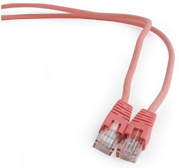 Патч корд UTP 5e-Cat 2 m Cablexpert PP12-2M/RO розовый