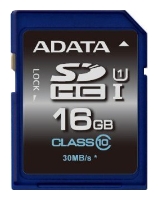 Карта памяти SD ADATA 16Gb ASDH16GUICL10-R
