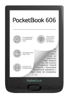 Электронная книга PocketBook 606 PB606-E-CIS черный
