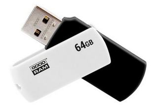 USB флешка 64Gb GOODRAM UCO2-0640KWR11 BLACK/WHITE