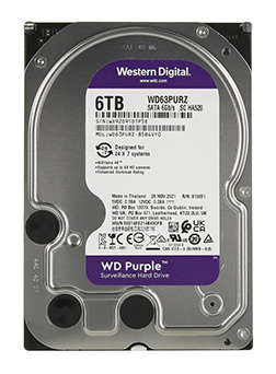 Жесткий диск 6Tb Western Digital Purple WD63PURZ