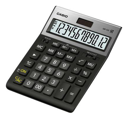 Калькулятор настольный CASIO GR-120-W-EP