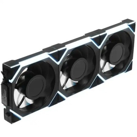 Кулер для корпуса Lian Li UNI FAN SL WIRELESS LCD Reverse Blade 3x120mm Black G99.12RSLLCD1W3B.00 Кулер для корпуса Lian Li UNI FAN SL WIRELESS LCD Reverse Blade 3x120mm Black G99.12RSLLCD1W3B.00
